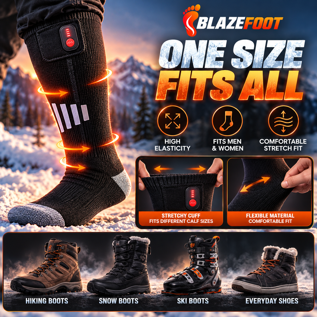 BLAZEFOOT™ Heated Socks